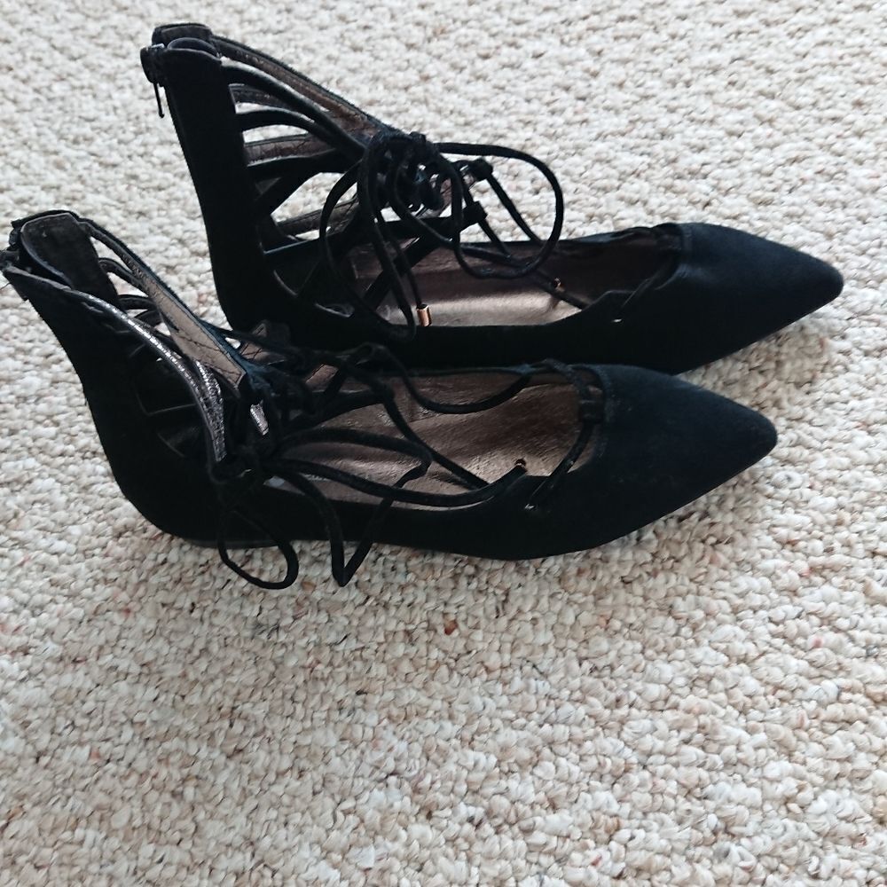 Brand new - Jeffrey Campbell Atrium Lace Up flat size 6.5